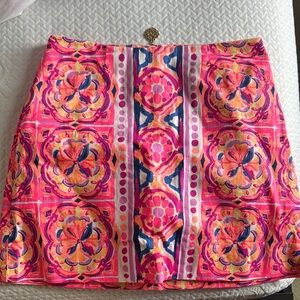 Lilly Pulitzer Pink Mini Pencil Skirt Resort Wear